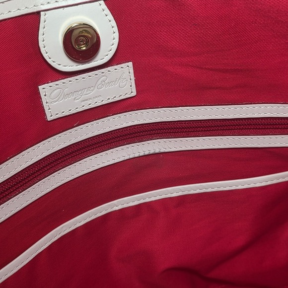 Dooney Bourke Botanical Floral Flowers Large East West Shopper Tote Bag Purse - Picture 11 of 16